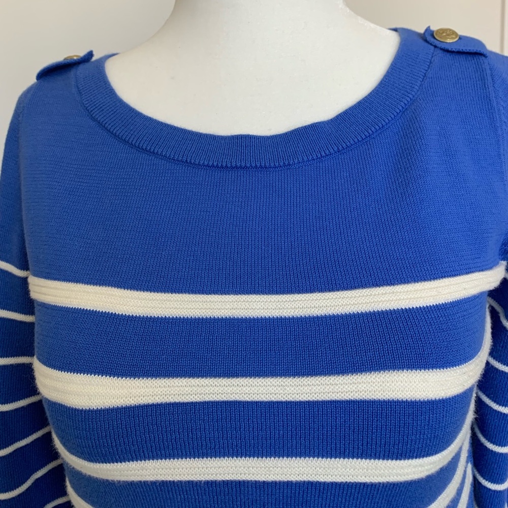 Banana Republic Nautical Sweater, Shoulder Buttons - Picture 4 of 8